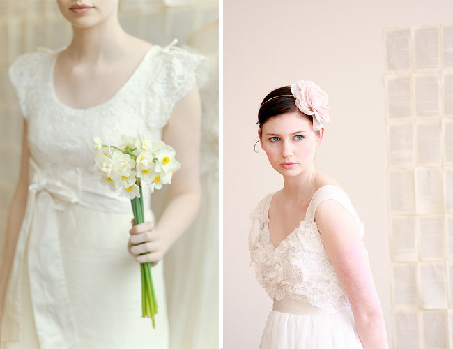 Twigs and Honey headpieces for the bride
