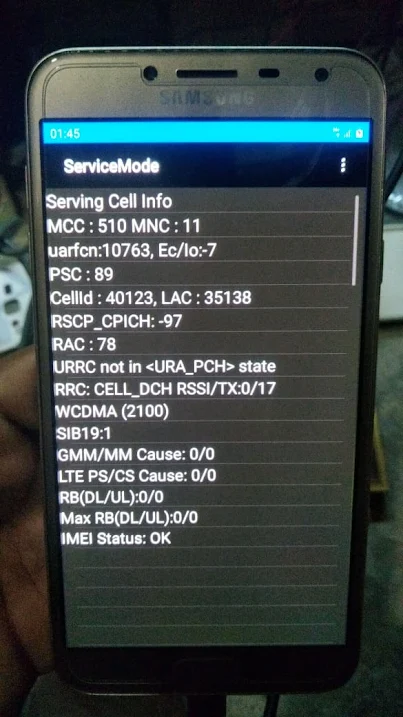 SM-J400F U6 Cert Fixed File SM-J400F U6 Imei status NG