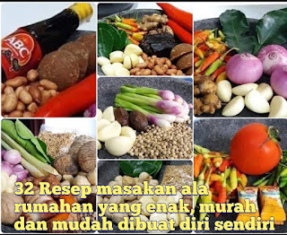 32 Bumbu Resep Makanan Sederhana  Mudah Dibuat