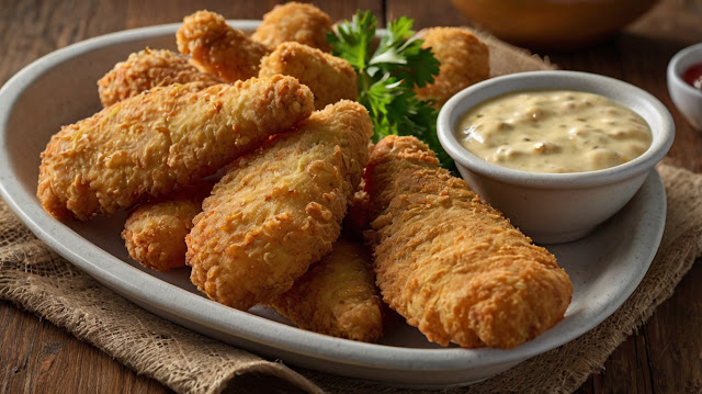 Chicken Tenders and Nuggets: Boneless and often enjoyed with dipping sauces