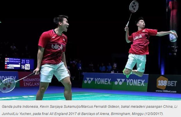 Perjalanan Kevin/Marcus Sampai Melaju ke Final All England 