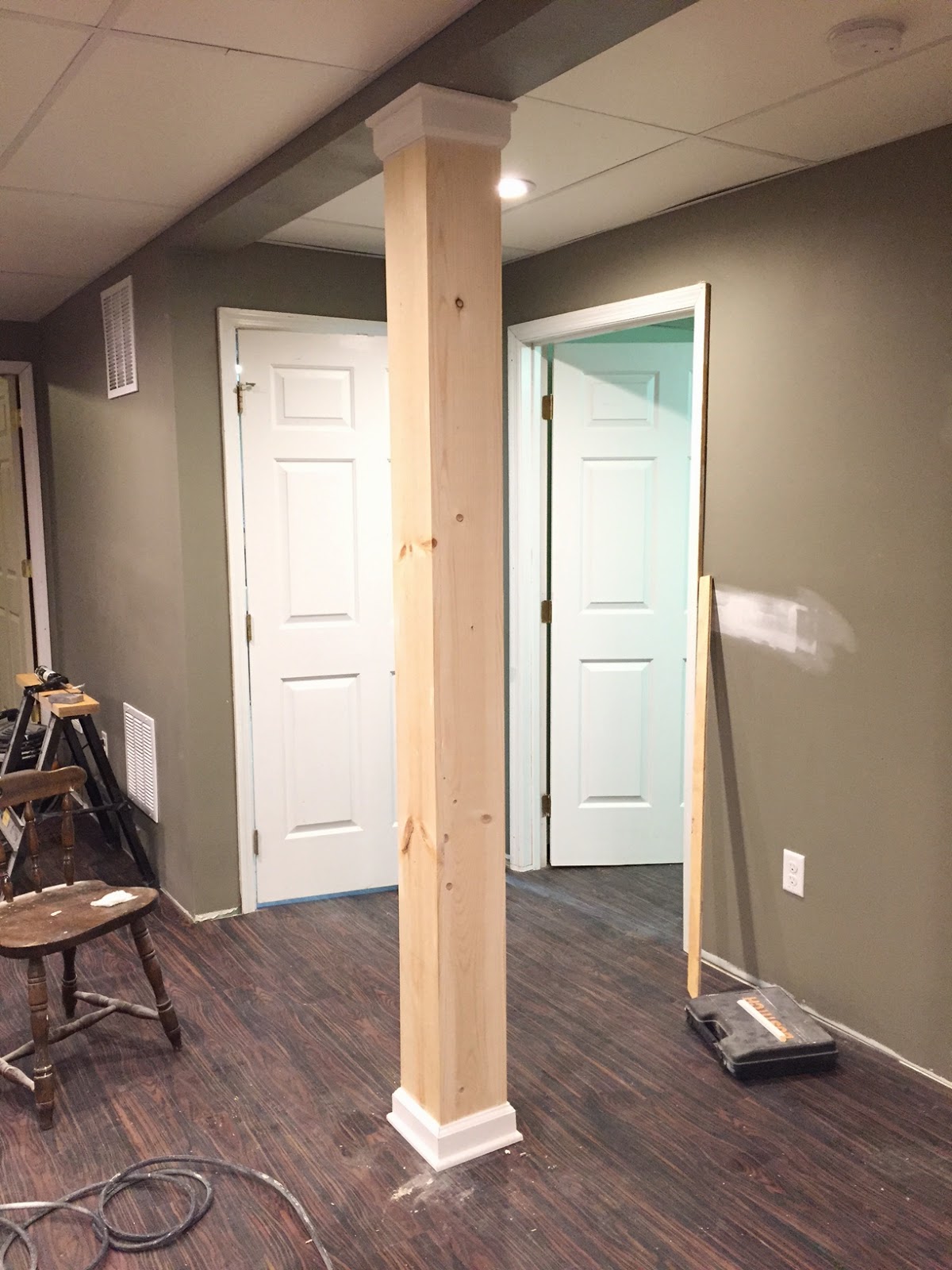 Over on Dover: A Post About A Post: Disguising A Basement ...
