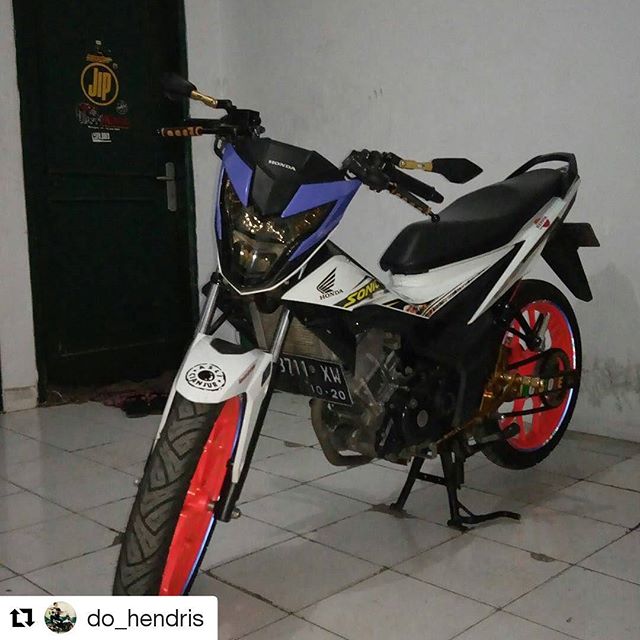 54 Foto Modifikasi Honda Sonic 150R Simple Elegan Terbaru