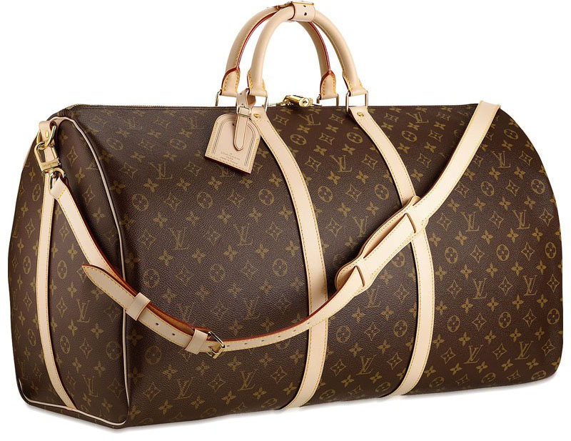 The large Keepall 60 travel bag in Monogram canvas can be used for a ...