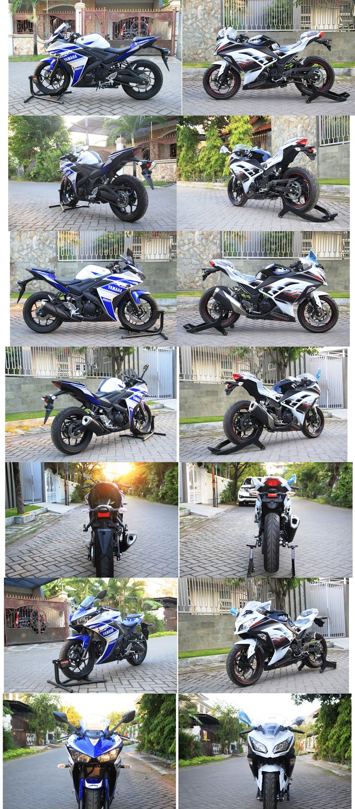 Foto Foto Ninja 250 VS Yamaha R25 Blog Elmuha