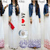 Gamis Katun Bordir + Cardi Jeans SOLD OUT