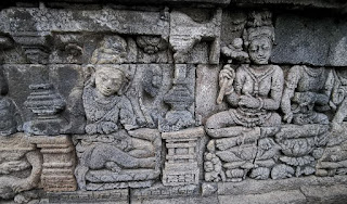 Indonesia, Isla de Java, Borobudur.