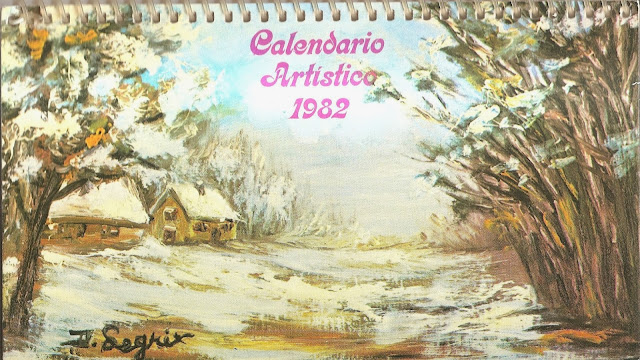 Calendarios Artísticos Vintage