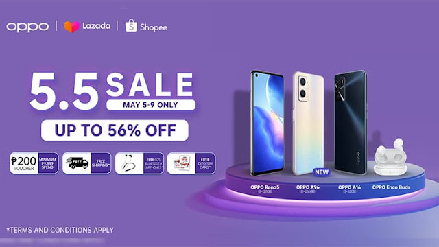 OPPO joins Lazada and Shopee 5.5 Sale 2022