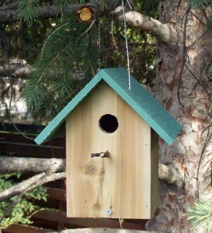 woodworking free plans: how to make a simple birdhouse