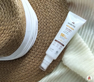 Sesderma Repaskin Silk Touch SPF 50 balenie s pumpičkou