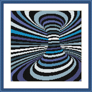 Illusion cross stitch pattern - Tango Stitch