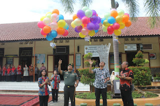 Dandim 0708/Purworejo Hadiri Awal Semester 11 SLTPN 2 Adakan Program Literasi Dan Launcing Afirmasi