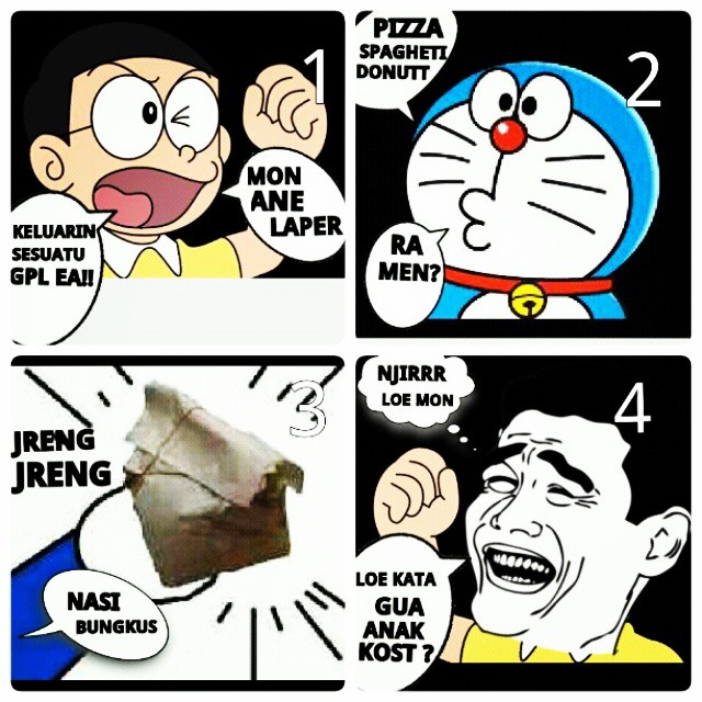 100 Gambar Meme Doraemon Lucu Bikin Ketawa Ngakak UPDATE 2017