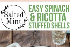   Easy Spinach & Ricotta Stuffed Shells