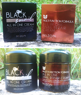 Mizon All in one BLACK snail repair cream ~ Comparaison avec l'original 