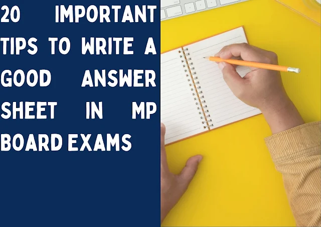 Tips to Write a Good Answer Sheet