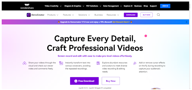 Democreator the professional video editor