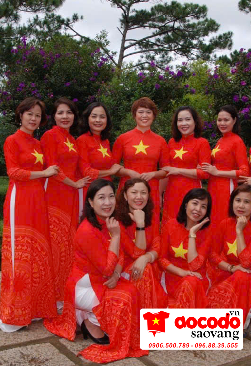 Áo Dài Cờ Đỏ Sao Vàng tại Bình Thuận