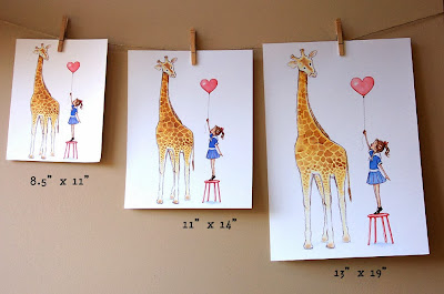 http://phyllisharrisdesigns.bigcartel.com/product/nursery-wall-art-giraffe-and-little-girl-children-s-room-decor