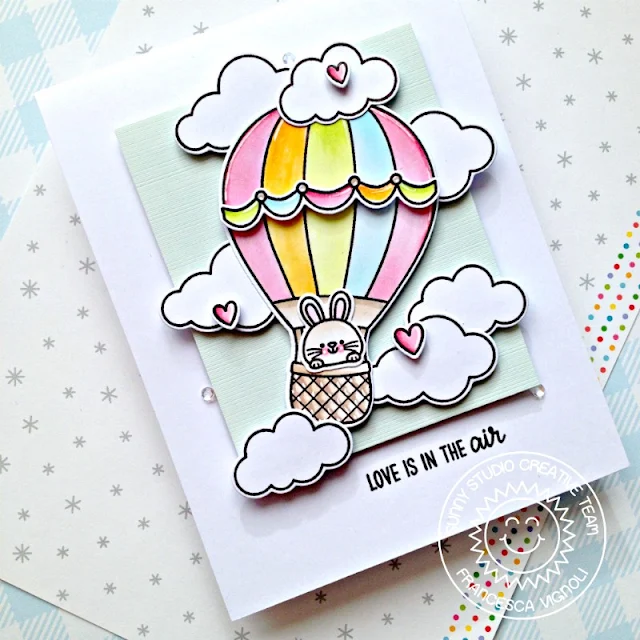 Sunny Studio Stamps: Balloon Rides Everyday Card by Franci Vignoli