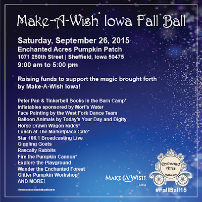 Make-A-Wish Iowa Fall Ball September 26, 2015 Enchanted Acres