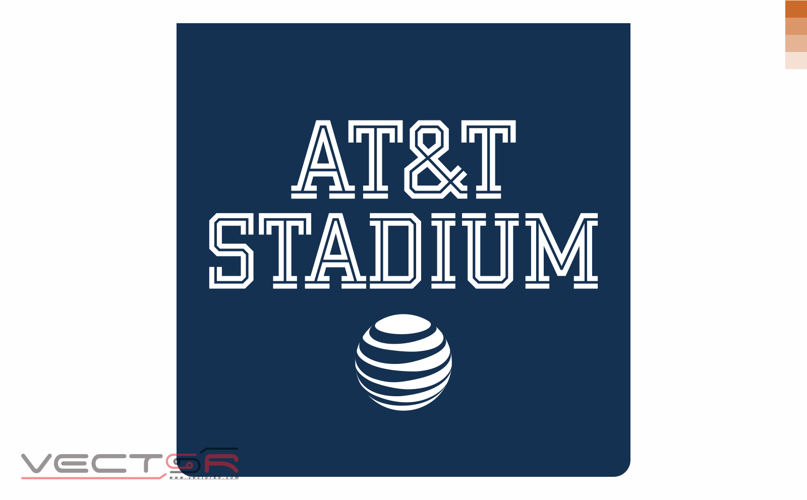 AT&T Stadium 2013 Logo (Inverted Variant) - Download Vector File AI (Adobe Illustrator)