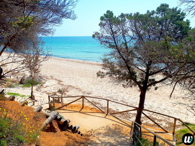 Pula beach entrance | Sardinia, Italy | wayamaya