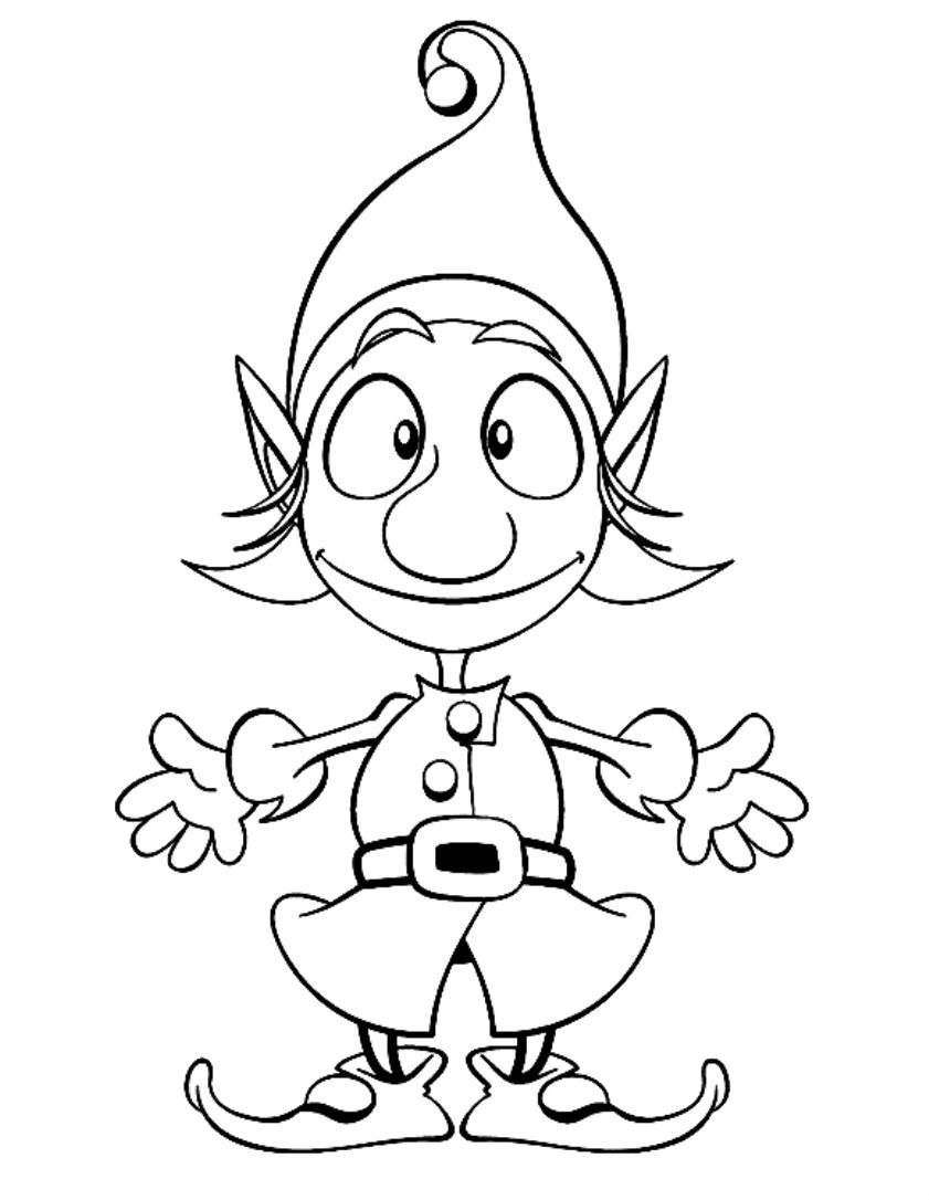 Coloring Page Kids For Fantasy Image: Photos Elves Coloring Pages
