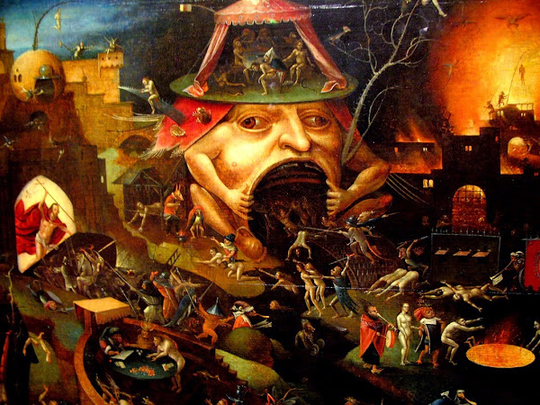 Hieronymus Bosch, Macabre Art, Macabre Paintings, Horror Paintings, Freak Art, Freak Paintings, Horror Picture, Terror Pictures