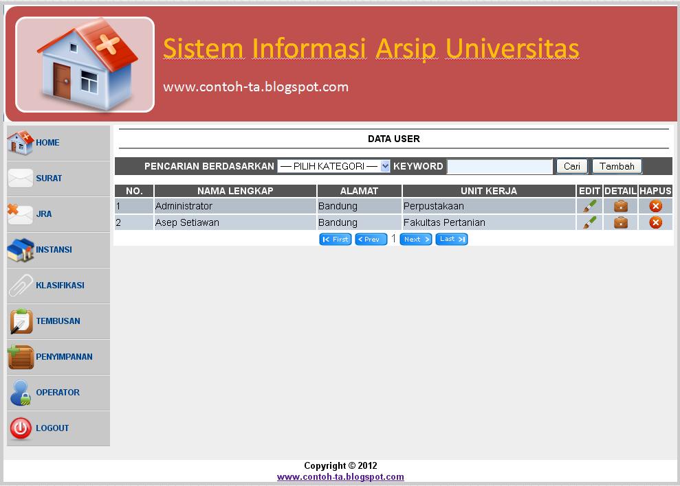 Contoh Skripsi Teknik Informatika Database - The Exceptionals