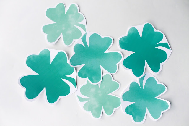 printable shamrock garland by allisa jacobs