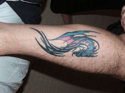 Small Dragon Tattoo Design