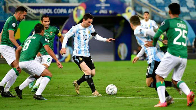 Messi shines vs Bolivia