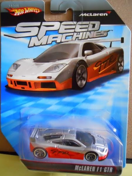 Hot Wheels Speed Machines McLaren F1 GTR Excellent model carded