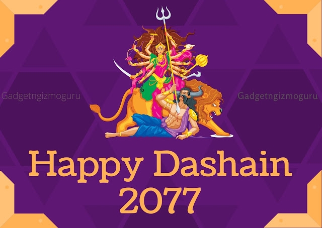 Happy Dashain 2077 Greetings, Happy Dashain 2077 wishes