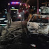 Caicó: Sargento da PM tem o carro incendiado após colisão