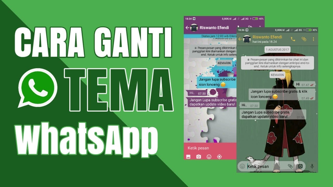 Cara Ganti Tema Whatsapp Dengan Background Foto Pribadi Cara Gratis