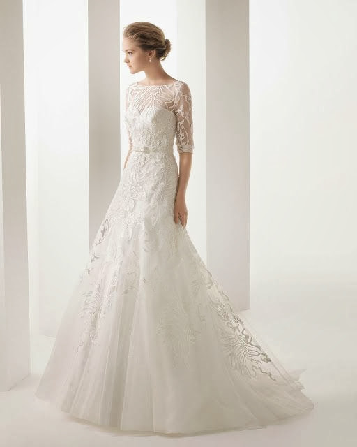 winter wedding gown