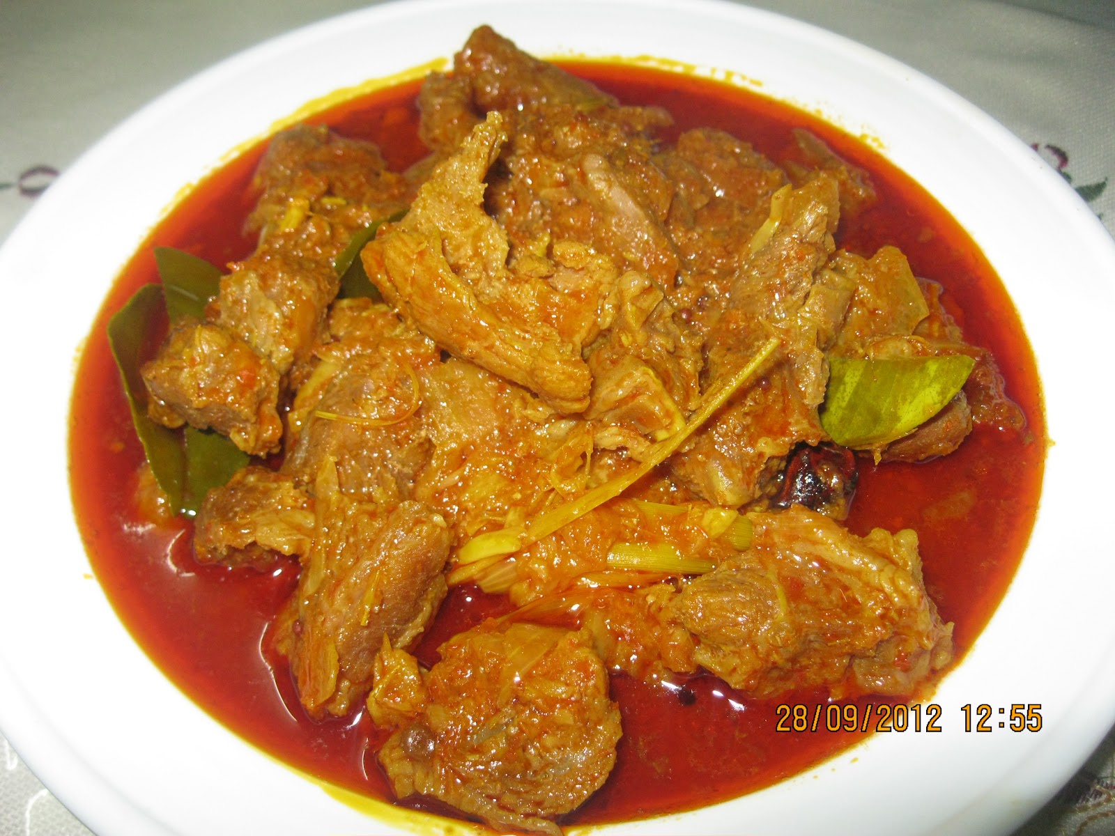 RESEPI CIKGU ANI: ASAM PEDAS DAGING TETEL