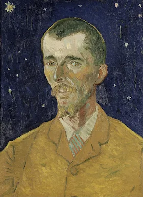 Eugène Boch (The Poet Against a Starry Sky), 1888, Musée d'Orsay, Paris painting Vincent van Gogh