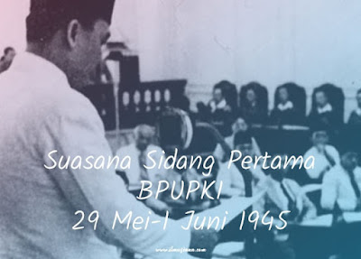 Suasana Sidang Pertama BPUPKI