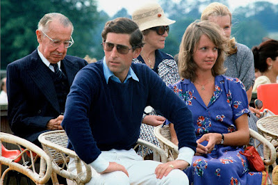 Charles dan Sabrina Guinness di pertandingan polo, 1979