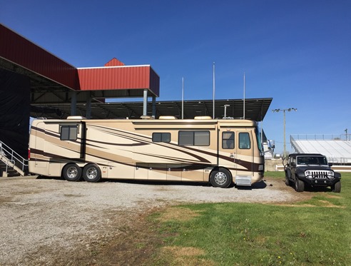 Our site at the fairgrounds Our site at the fairgrounds
