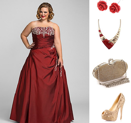 Vintage Couture-Inspired Women's Fashion and Style Blog: 7 Body Flattering Plus  Size Prom Dresses with Matching Accessories