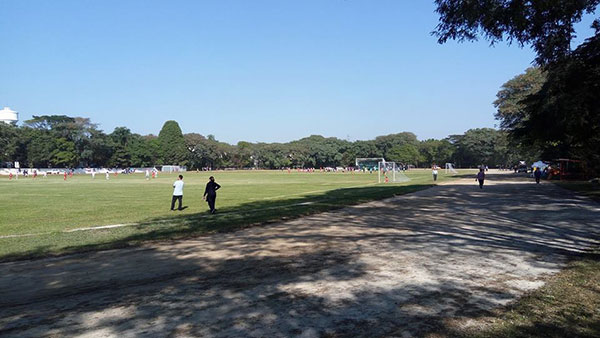 Área dos campos do Parque Chácara do Jockey