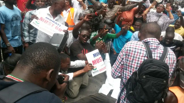 Mombasa Anti-IEBC demostrations. PHOTO | FILE