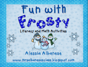 http://www.teacherspayteachers.com/Product/Fun-With-Frosty-Literacy-and-Math-Activities-451548