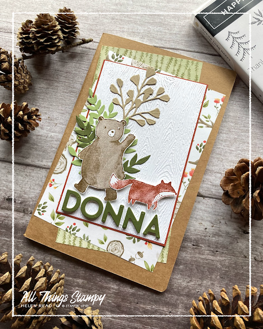 Happy Forest Friends Stampin Up UK card ideas