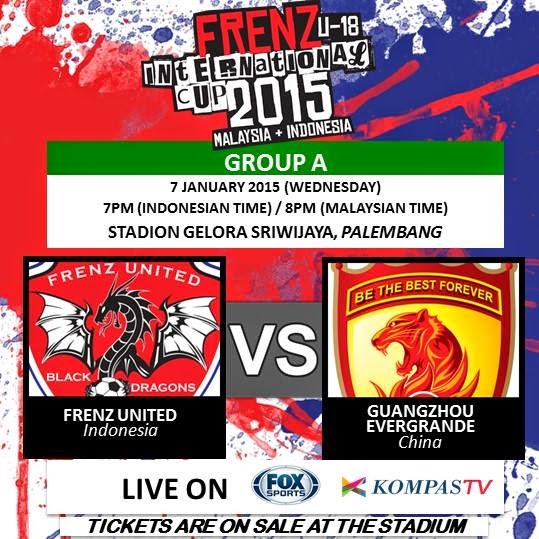 Frenz United Indonesia vs Guangzhou Evergrande FIC 2015